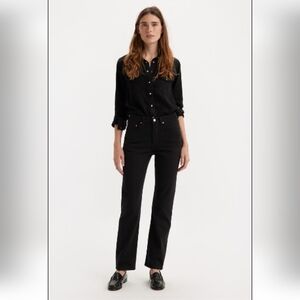 501® ORIGINAL FIT WOMEN'S BLACK JEANS